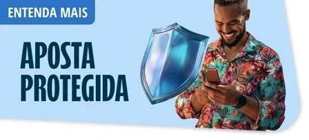 Banner explicativo do recurso chamado aposta protegida