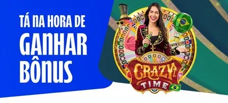 Banner de divulgação da mesa Crazy Time