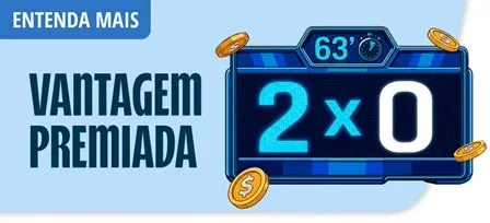 Banner da vantagem premiada, com um placar ilustrativo estampado